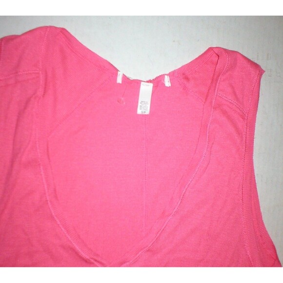 New Womens Victoria's Secret Top Tank Pink Modal Silky Soft Nice Small Sleeveles - Picture 4 of 4
